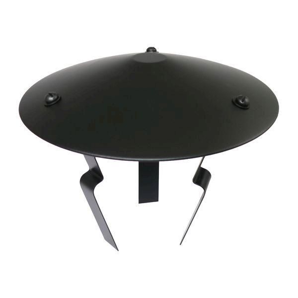 RAIN HAT 9" BLACK FLAT PACK