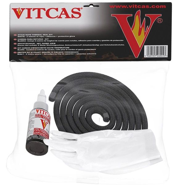 Stove Rope Seal Kit 6mm Black