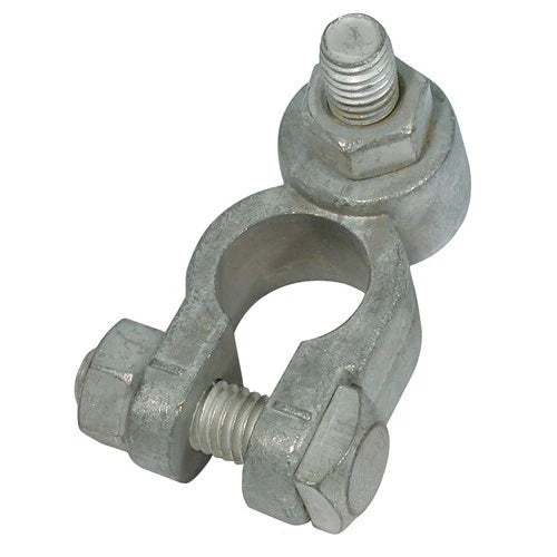 BATTERY TERMINAL WITH 8mm POST (-VE) (EACH)