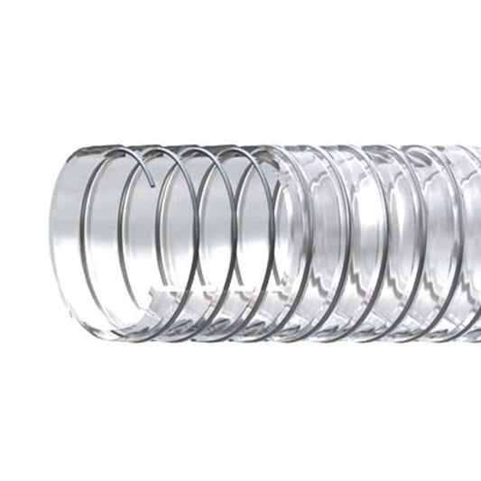 AG CLEAR PVC ARMORVIN HOSE 32mm ID PER METRE